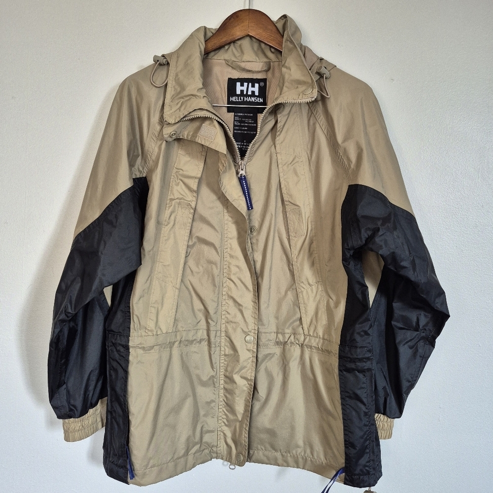 Helly Hansen Spring Lightweight Hooded Shell Windbreaker Jacket Small